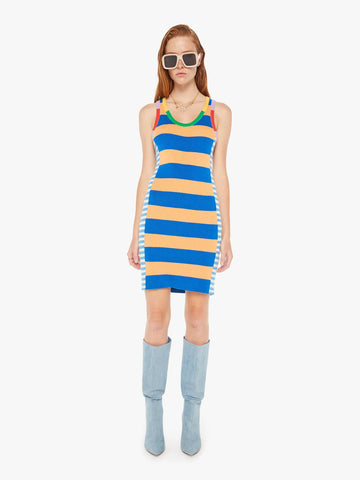 Chin Ups Mini Dress - Blue Stripe