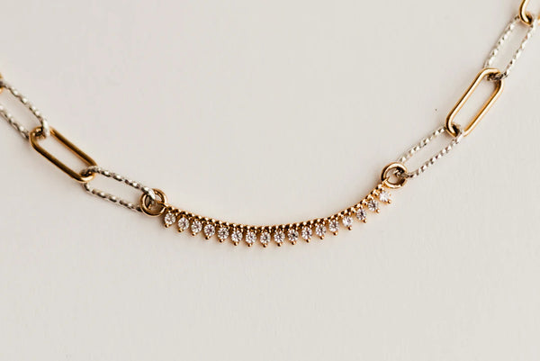 Venus CZ Necklace - Gold