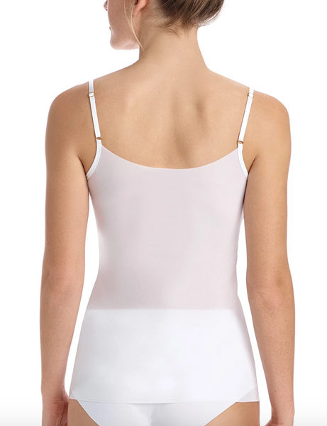 Commando's best-selling cami is made from their ultra-lightweight whisper fabric. This breathable fabric has high stretch and recovery, and is finished with raw-cut edges that lay flat against the body.