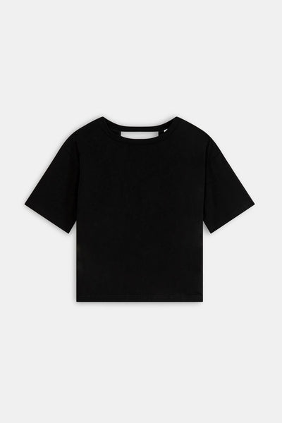 Marti Open Back Tee - Black
