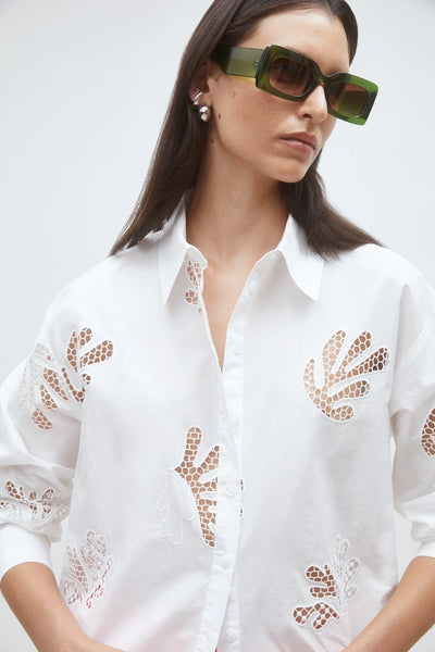 Loula Woven Blouse - Off White