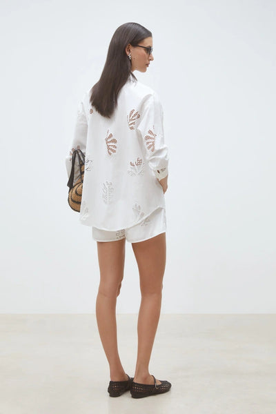 Loula Woven Blouse - Off White