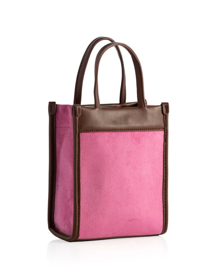 Nieves Mini Tote Crossbody - Raspberry