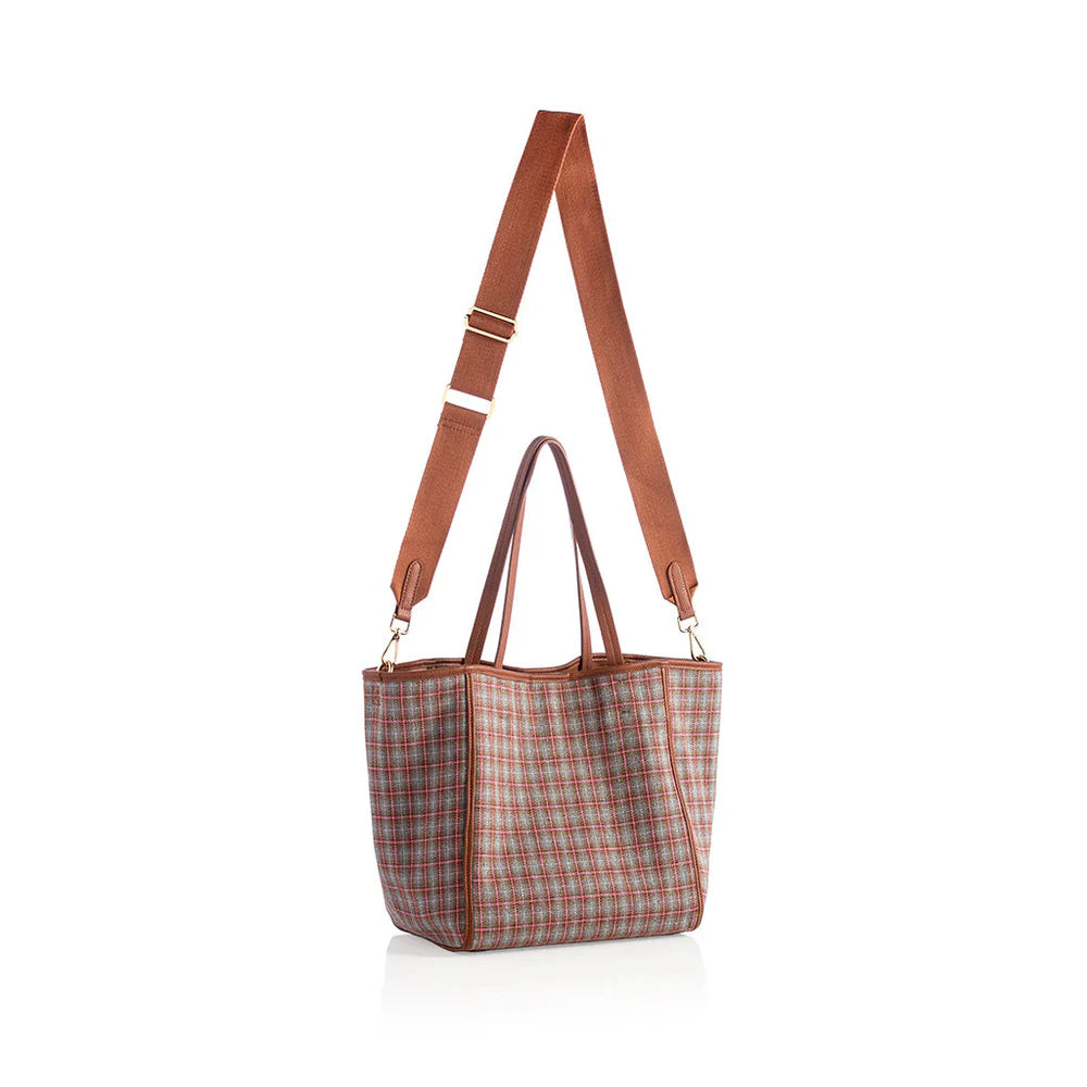 Vale Plaid Tote - Multi