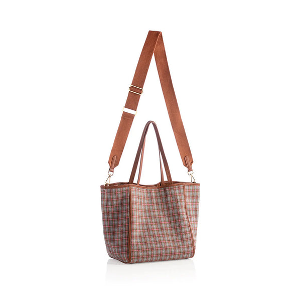Vale Plaid Tote - Multi