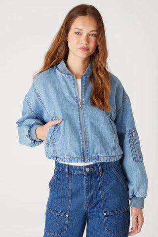 Guest Star Bomber Jacket - Denim