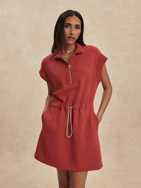Avaya Half Zip Dress - Bossa Nova