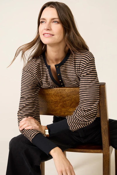 Victoria Henley - Mini Cocoa Stripe