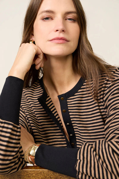 Victoria Henley - Mini Cocoa Stripe