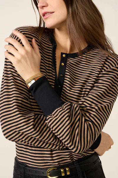 Victoria Henley - Mini Cocoa Stripe