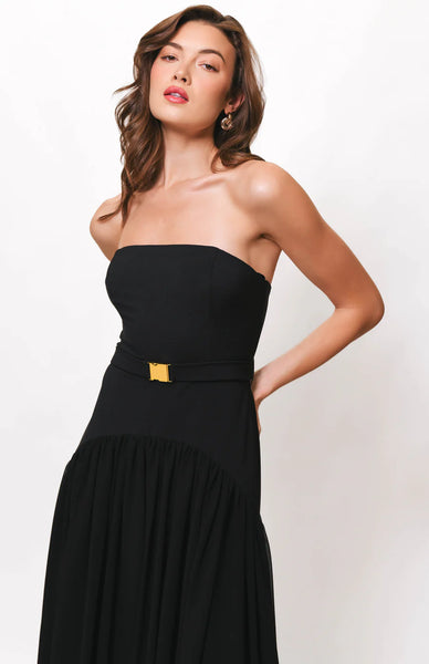 Carmel Strapless Dress - Black