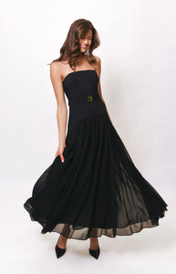 Carmel Strapless Dress - Black