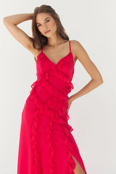 Malti Dress - Raspberry