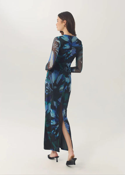 Maude Dress - Blue/Teal