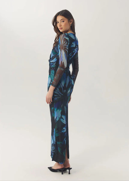 Maude Dress - Blue/Teal