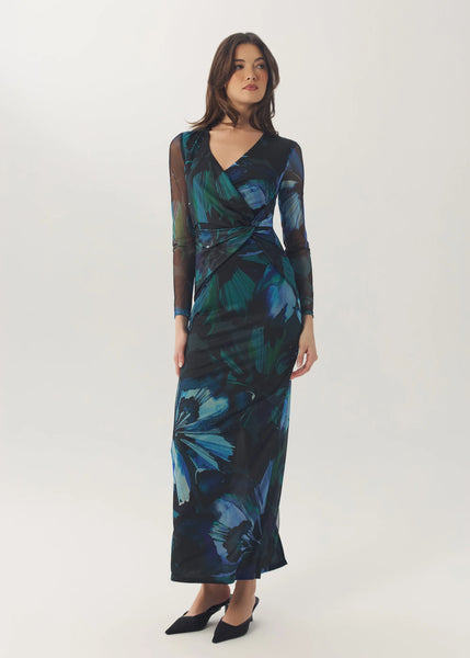 Maude Dress - Blue/Teal