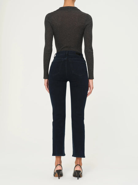 Mara Straight Mid Rise Instasculpt Jeans - Flatiron