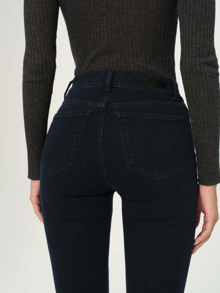 Mara Straight Mid Rise Instasculpt Jeans - Flatiron
