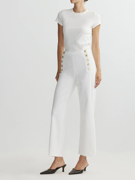 Karmine Refined Wide Leg - White Sailor