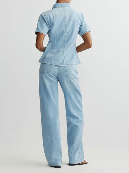 Joice Short Sleeve Shirt - Beachfront Aura