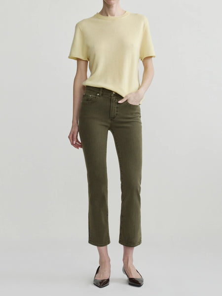 Mara Straight Mid Rise Instasculpt Jeans - Pine