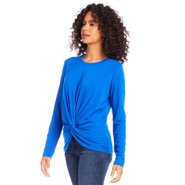 Twist Front Top - Royal