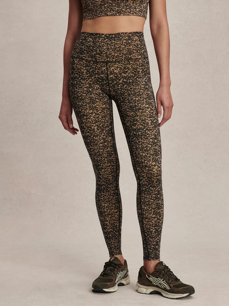 Freesoft High Rise Legging 25" - Prairie Sand Cheetah