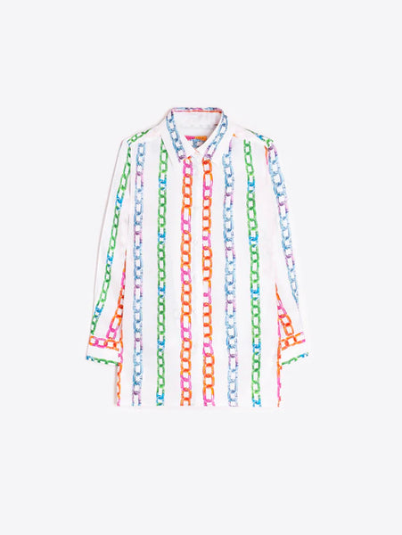 Chains Print Shirt - Multicolor