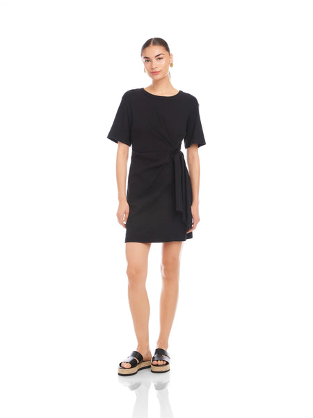 Diana Side Knot Dress - Black