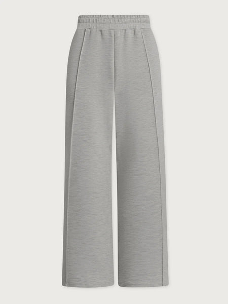 Wide Leg Pant 28" - Light Grey Marl