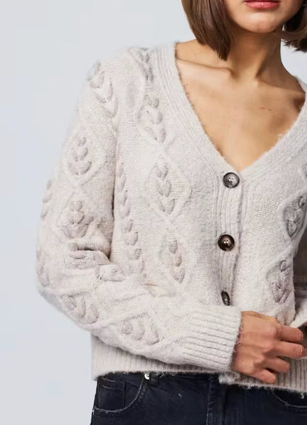 Effie Cardigan - Soft Fawn