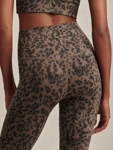 Freesoft High Rise Legging 25" - Brown Cheetah