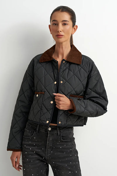 Whiskey Jacket - Black/Brown