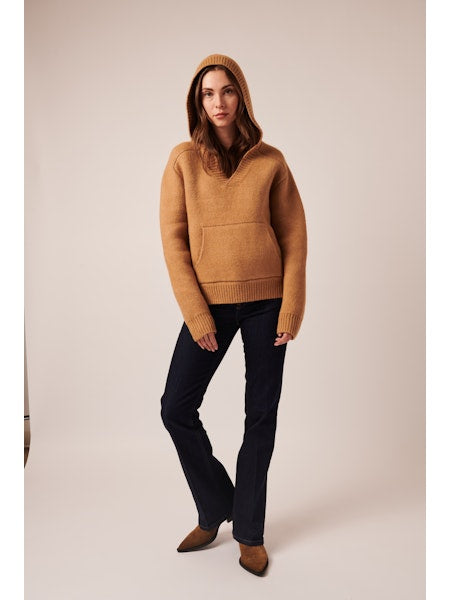 Hooded Sweater - Maple