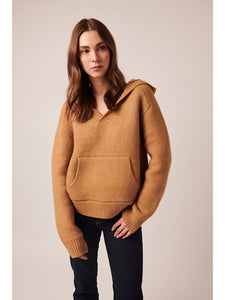 Hooded Sweater - Maple