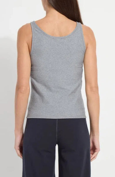 Reversible Essential Tank - True Navy/Grey Melange