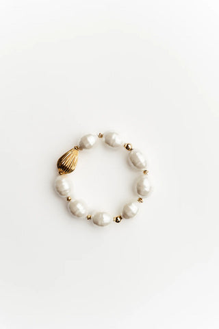 Pearl Bracelet - Pearl/Gold