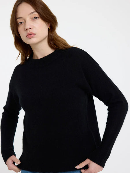 Pearl Crewneck Sweater - Black