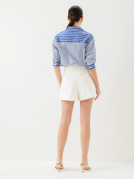 Cassidy Pleated Shorts - Off White