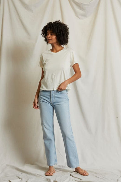 Harley Boxy Crew - Bright Ivory