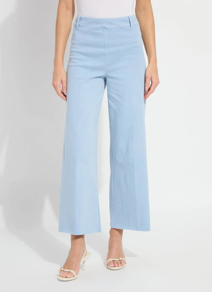Erin Wide Leg Denim - Chalk Blue