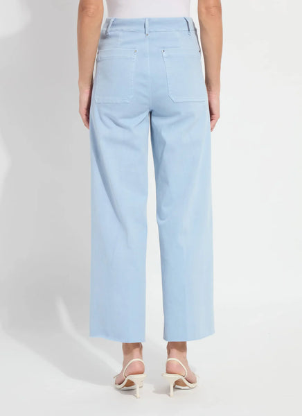 Erin Wide Leg Denim - Chalk Blue