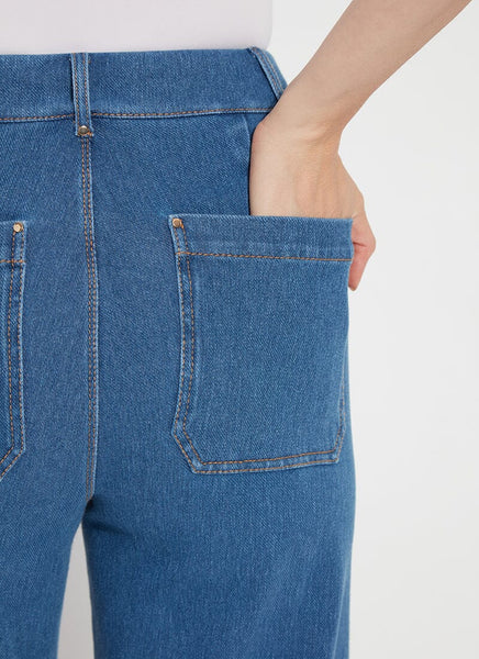 Erin Wide Leg Denim - Mid Wash