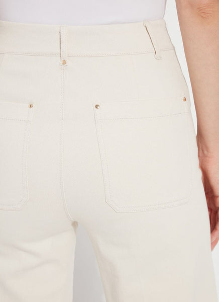 Erin Wide Leg Denim - Oat