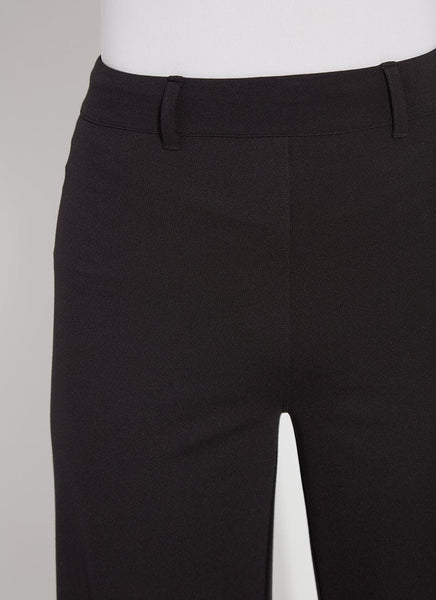 Erin Wide Leg Ponte - Black