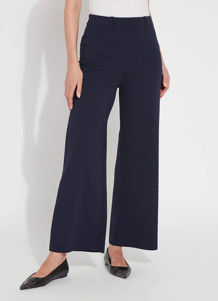 Erin Wide Leg Ponte - Black