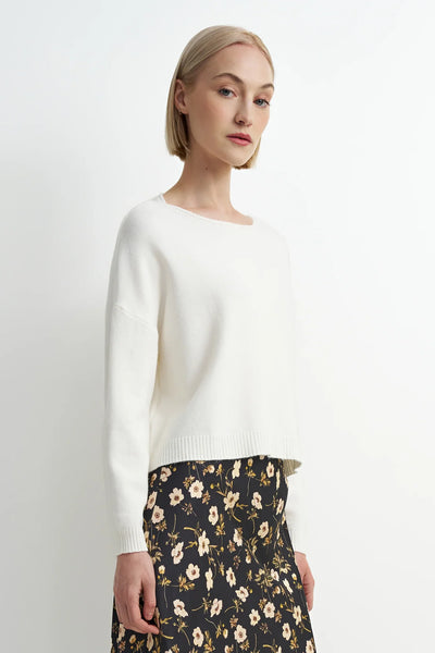 Timeless Crew Sweater - Cream
