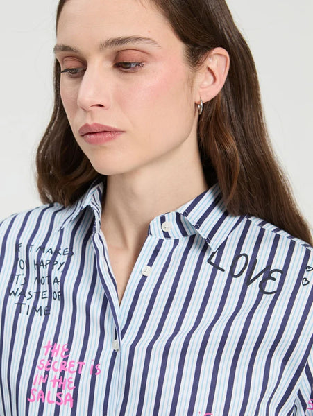 Ferris Wheel Print Top - Stripe
