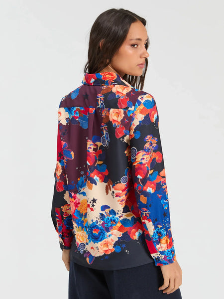 Floral Shirt - Mushroom