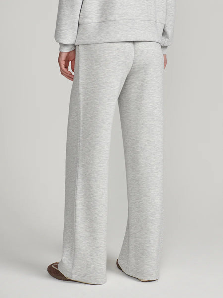 Wide Leg Pant 28" - Light Grey Marl